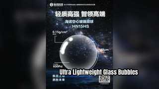 Hollow Glass Bubbles for Lightweight High Strength Parts