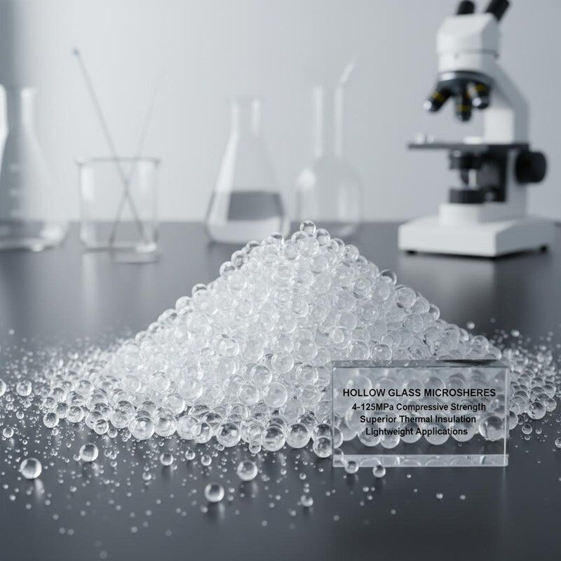 Hollow Glass Microspheres with 4-125MPa Compressive Strength for Superior Thermal Insulation and Lightweight Applications