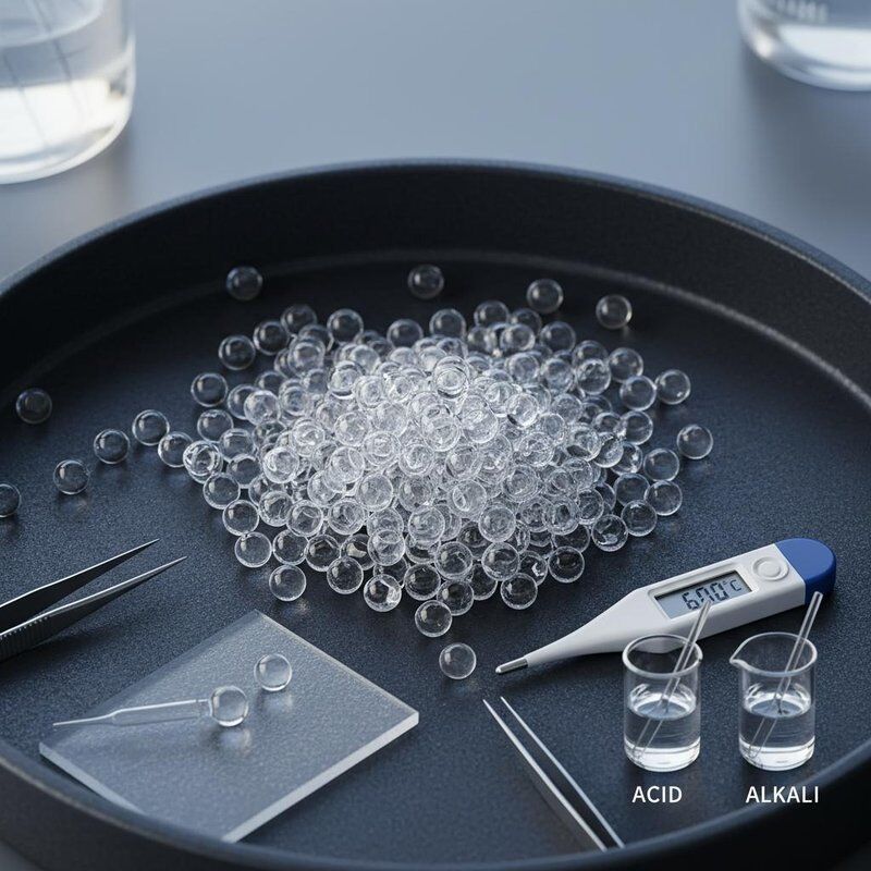 Hollow Glass Beads with 10-75 µm Diameter, Up To 600°C Temperature Resistance, and Good Resistance To Acids And Alkalis