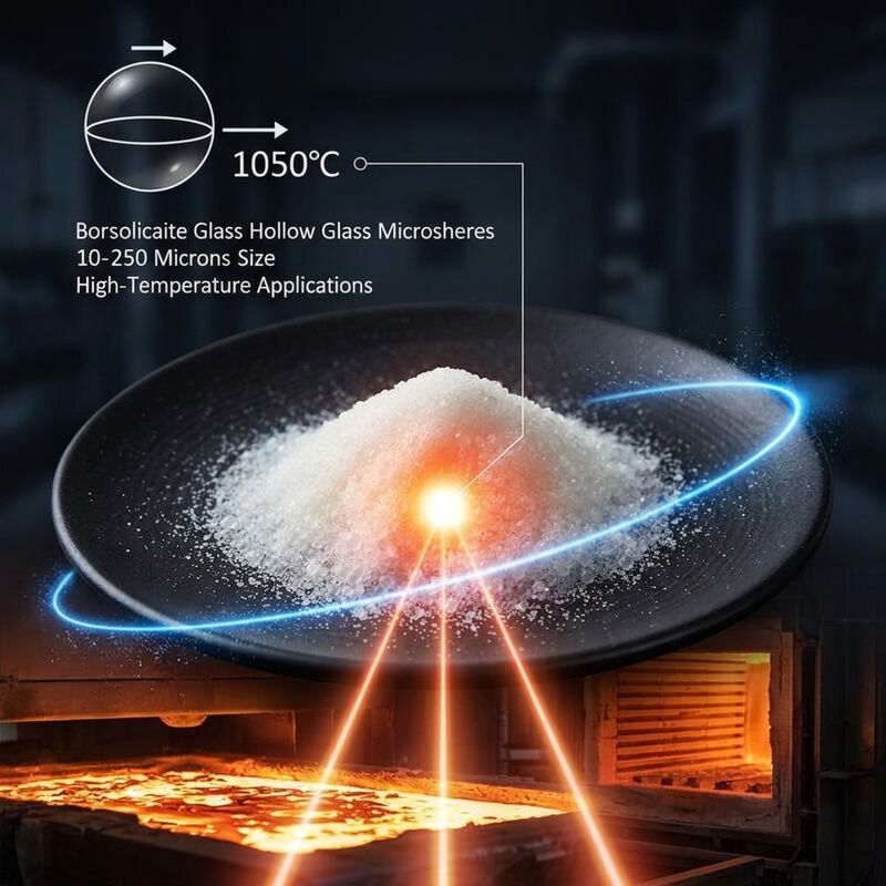 High Strength Glass Bubbles Microspheres with 100 MPa Compressive Strength and Low Thermal Conductivity 0.04 W/m·K for Enhanced Material Performance