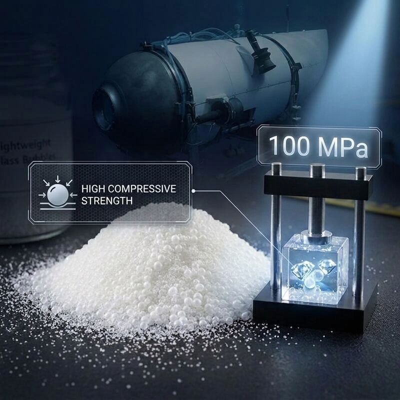 Ultra-Low Density HN15 Hollow Glass Bubbles 0.08-0.15 g/cm³ Thermal Insulation Filler for Energy Efficient Coatings