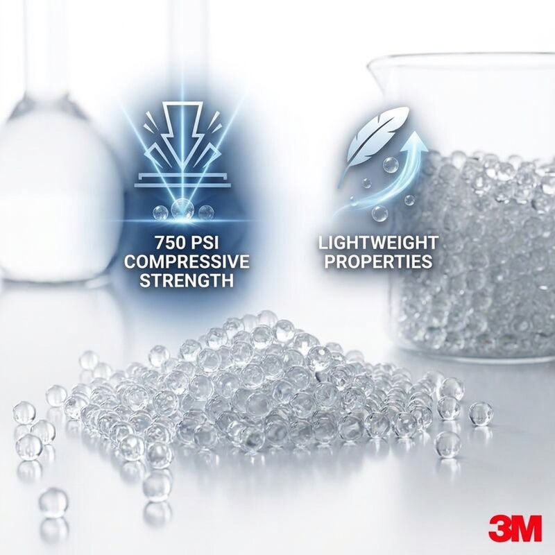 HN40 Hollow Glass Bubbles 80 MPa Compressive Strength Lightweight Filler for Injection Molding Thermoplastic Composites