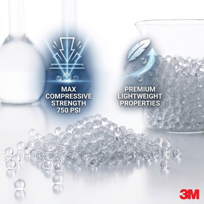 Anti-Cracking Hollow Glass Bubbles HN32HS Exterior Wall Coating Additive 100 MPa Compressive Strength