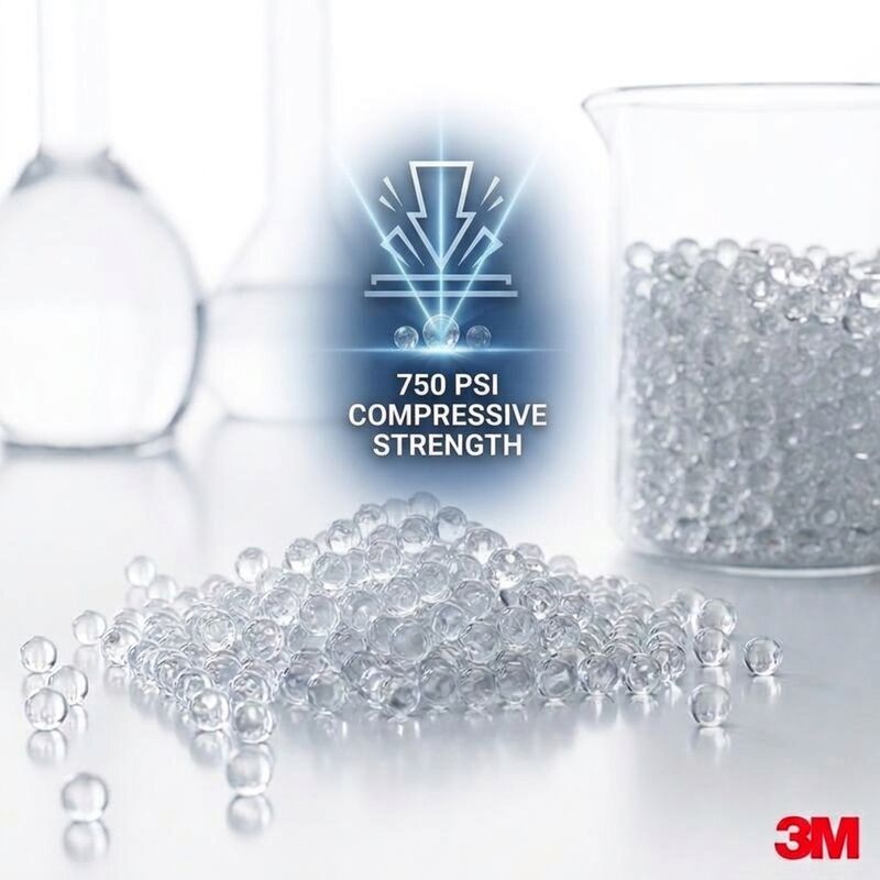 Anti-Cracking Hollow Glass Bubbles HN32HS Exterior Wall Coating Additive 100 MPa Compressive Strength